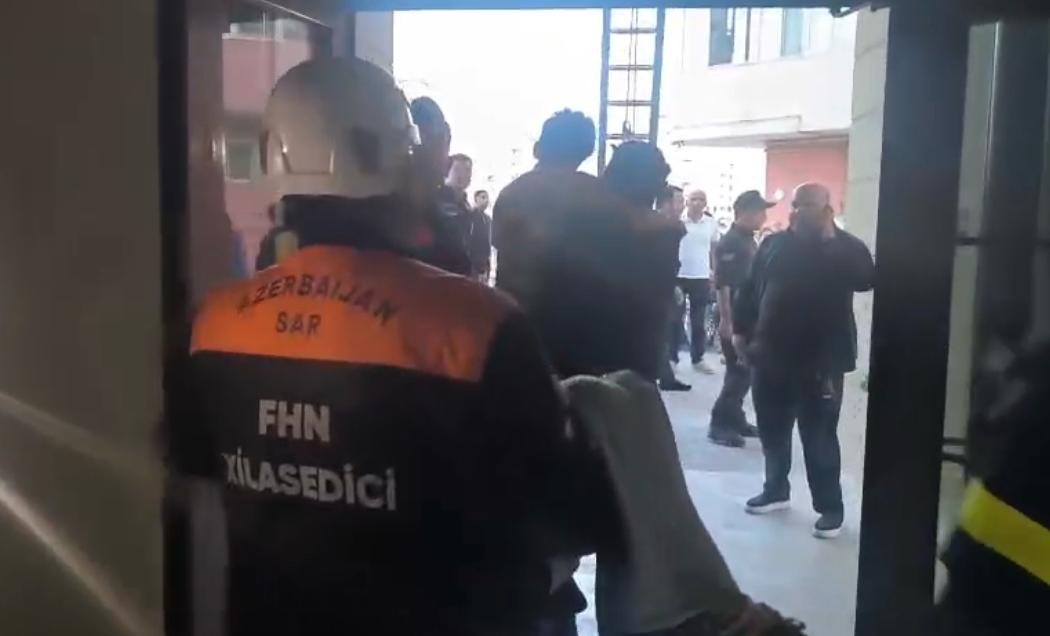 Yasamaldakı yanğın söndürüldü - YENİLƏNİB (VİDEO/FOTOLAR)